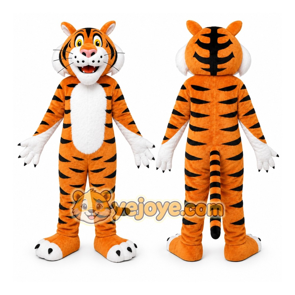Tiger Mascot Costume for Adults Custom Logo Party Character Suit Tiger Mascot Costume for Adults Custom Logo Party Character Suit