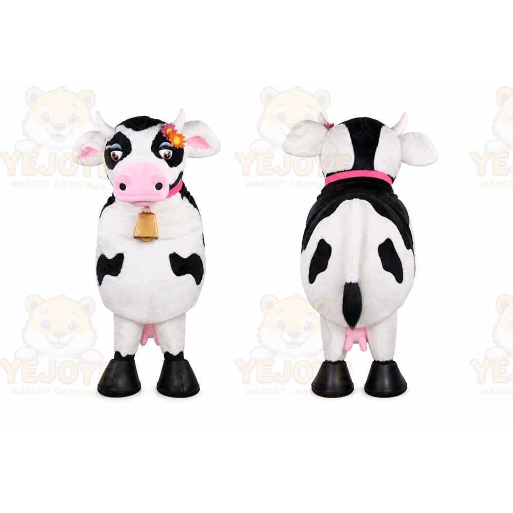 Cow Mascot Costume for Adults Custom Logo Party Character Suit