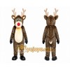 Reindeer Mascot Costume for Adults Custom Logo Party Character Suit
