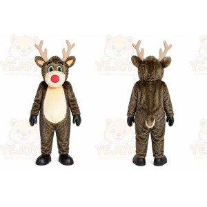 Reindeer Mascot Costume for Adults Custom Logo Party Character Suit