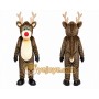 Reindeer Mascot Costume for Adults Custom Logo Party Character Suit