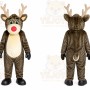Reindeer Mascot Costume for Adults Custom Logo Party Character Suit
