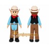 Cowboy Mascot Costume for Adults Custom Logo Party Character Suit Cowboy Mascot Costume for Adults Custom Logo Party Character Suit