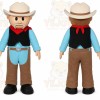 Cowboy Mascot Costume for Adults Custom Logo Party Character Suit