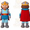 King Mascot Costume for Adults Custom Logo Party Character Suit