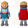 King Mascot Costume for Adults Custom Logo Party Character Suit