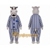 Hippo Mascot Costume for Adults Custom Logo Party Character Suit
