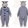 Hippo Mascot Costume for Adults Custom Logo Party Character Suit