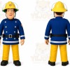 Firefighter Mascot Costume for Adults Custom Logo Party Character Suit