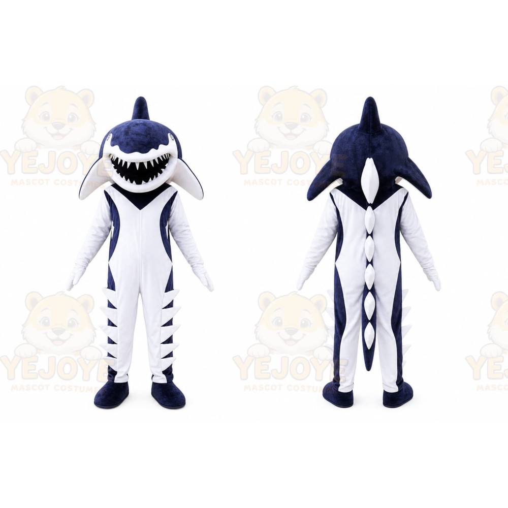 Shark Mascot Costume for Adults Custom Logo Party Character Suit