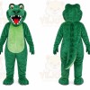 Crocodile Mascot Costume for Adults Custom Logo Party Character Suit