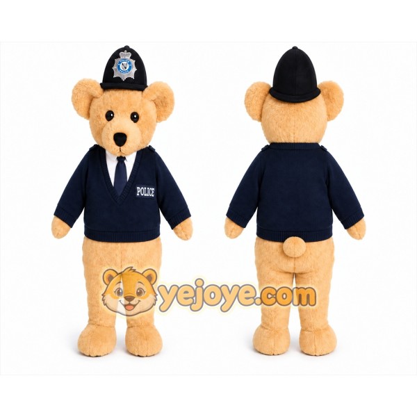 Bear Mascot Costume for Adults Custom Logo Party Character Suit
