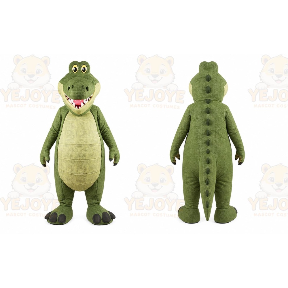 Crocodile Mascot Costume for Adults Custom Logo Party Character Suit