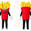 Fries Mascot Costume for Adults Custom Logo Party Character Suit