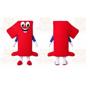 Number One Mascot Costume for Adults Custom Logo Party Character Suit