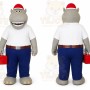 Hippo Mascot Costume for Adults Custom Logo Party Character Suit