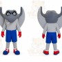 Shark Mascot Costume for Adults Custom Logo Party Character Suit