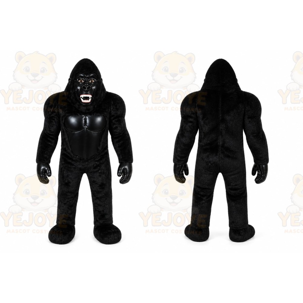 Gorilla Mascot Costume for Adults Custom Logo Party Character Suit