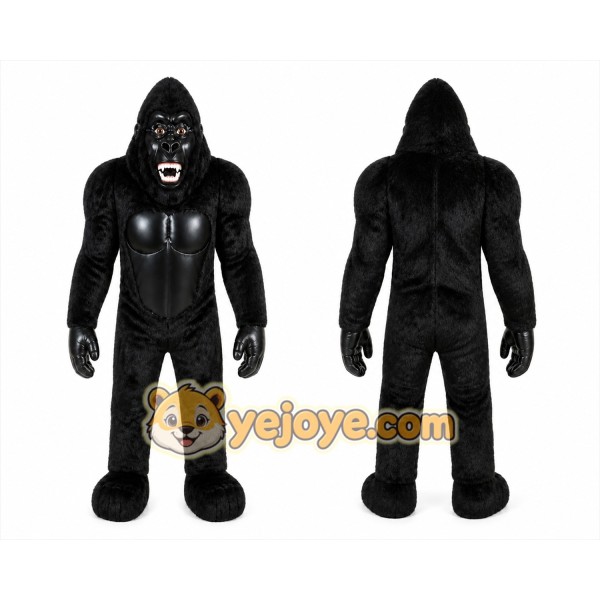 Gorilla Mascot Costume for Adults Custom Logo Party Character Suit