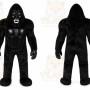 Gorilla Mascot Costume for Adults Custom Logo Party Character Suit