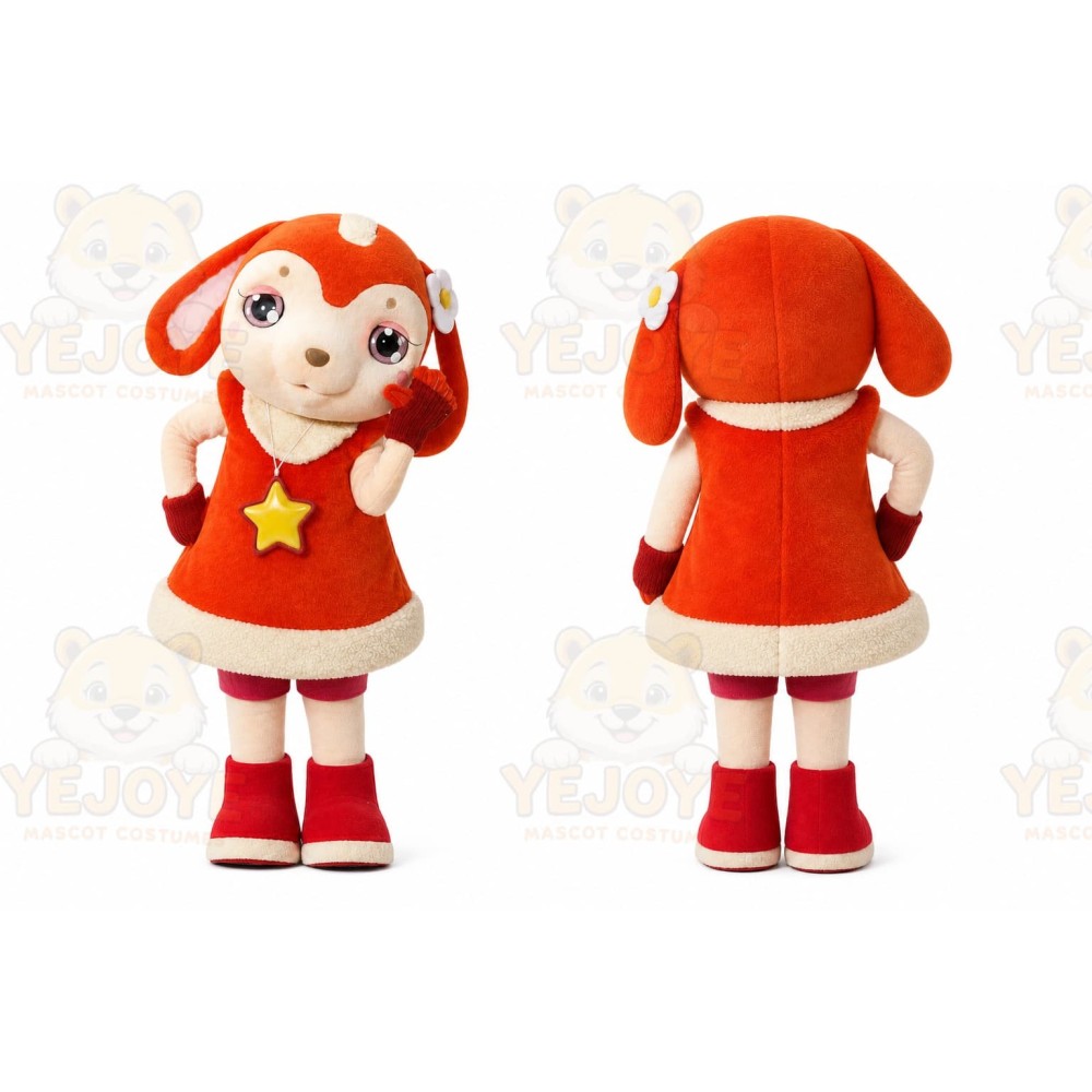 Dog Mascot Costume for Adults Custom Logo Party Character Suit