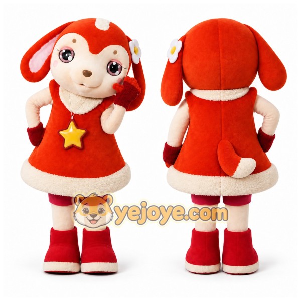 Dog Mascot Costume for Adults Custom Logo Party Character Suit