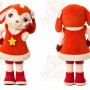 Dog Mascot Costume for Adults Custom Logo Party Character Suit