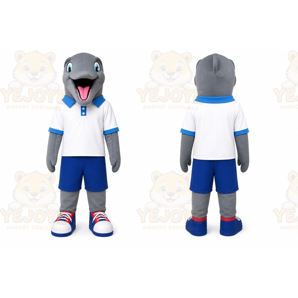 Dolphin Mascot Costume for Adults Custom Logo Party Character Suit