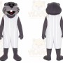 Groundhog Mascot Costume for Adults Custom Logo Party Character Suit