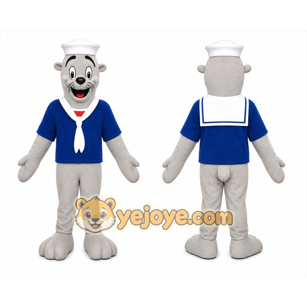 Sea Lion Mascot Costume for Adults Custom Logo Party Character Suit