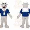 Bear Mascot Costume for Adults Custom Logo Party Character Suit