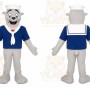 Bear Mascot Costume for Adults Custom Logo Party Character Suit
