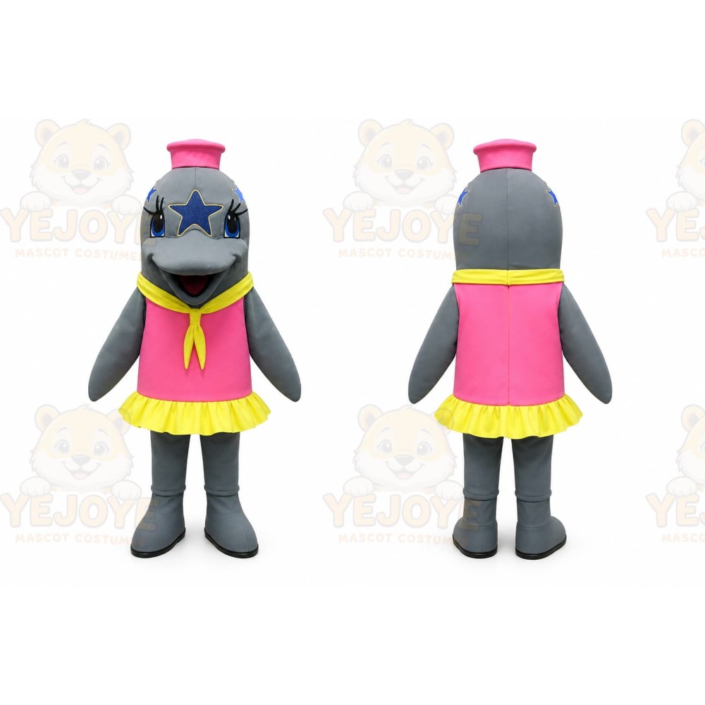 Dolphin Mascot Costume for Adults Custom Logo Party Character Suit