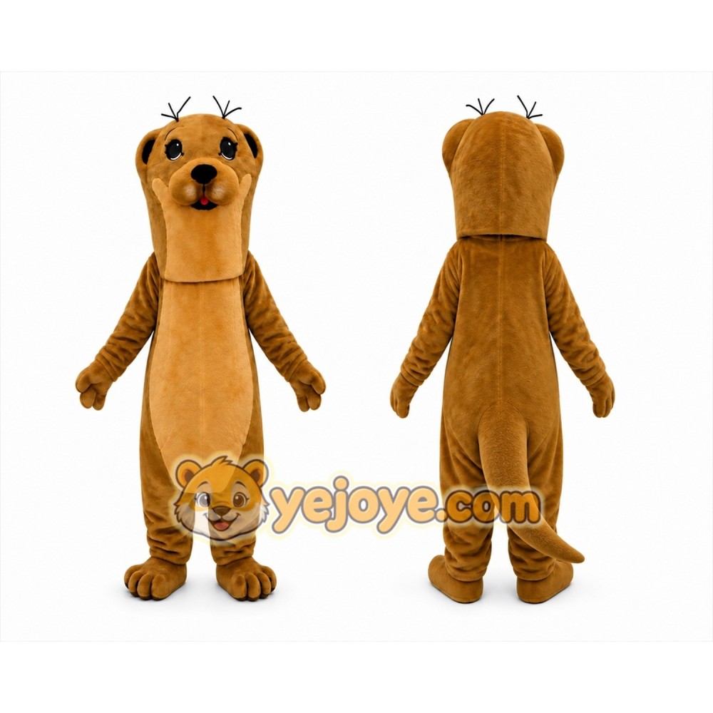 Otter Mascot Costume for Adults Custom Logo Party Character Suit