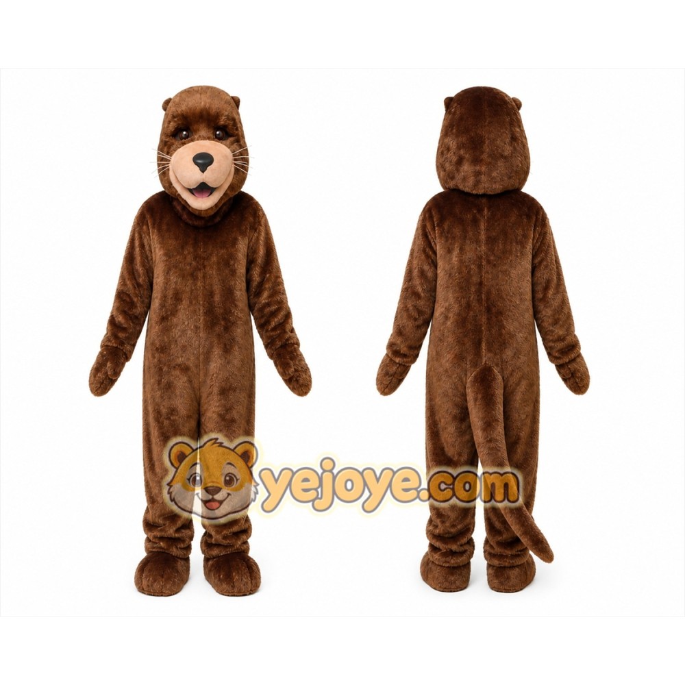 Otter Mascot Costume for Adults Custom Logo Party Character Suit