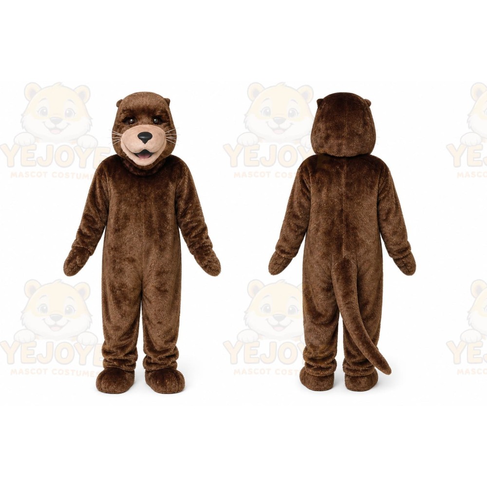 Otter Mascot Costume for Adults Custom Logo Party Character Suit