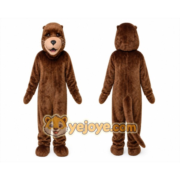 Otter Mascot Costume for Adults Custom Logo Party Character Suit