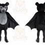 Bat Mascot Costume for Adults Custom Logo Party Character Suit