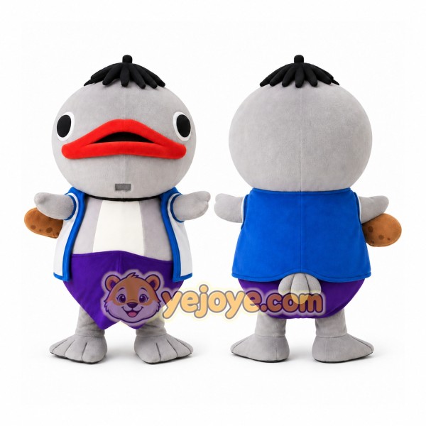 Fish Mascot Costume for Adults Custom Logo Party Character Suit