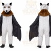 Bat Mascot Costume for Adults Custom Logo Party Character Suit