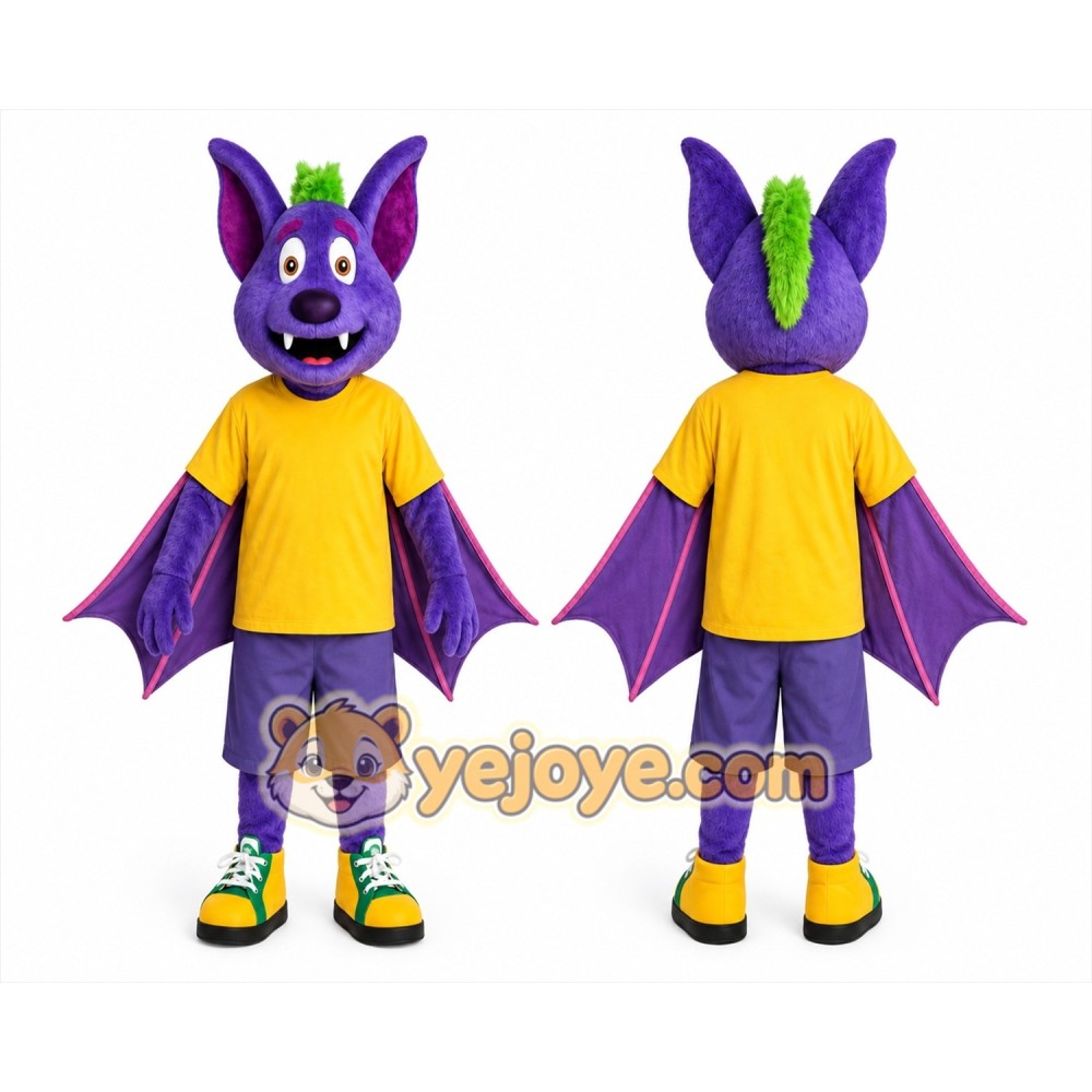 Bat Mascot Costume for Adults Custom Logo Party Character Suit Bat Mascot Costume for Adults Custom Logo Party Character Suit