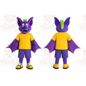 Bat Mascot Costume for Adults Custom Logo Party Character Suit