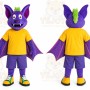Bat Mascot Costume for Adults Custom Logo Party Character Suit