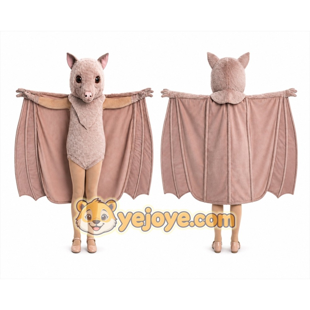 Bat Mascot Costume for Adults Custom Logo Party Character Suit Bat Mascot Costume for Adults Custom Logo Party Character Suit