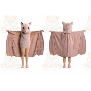 Bat Mascot Costume for Adults Custom Logo Party Character Suit