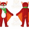 Mouse Mascot Costume for Adults Custom Logo Party Character Suit