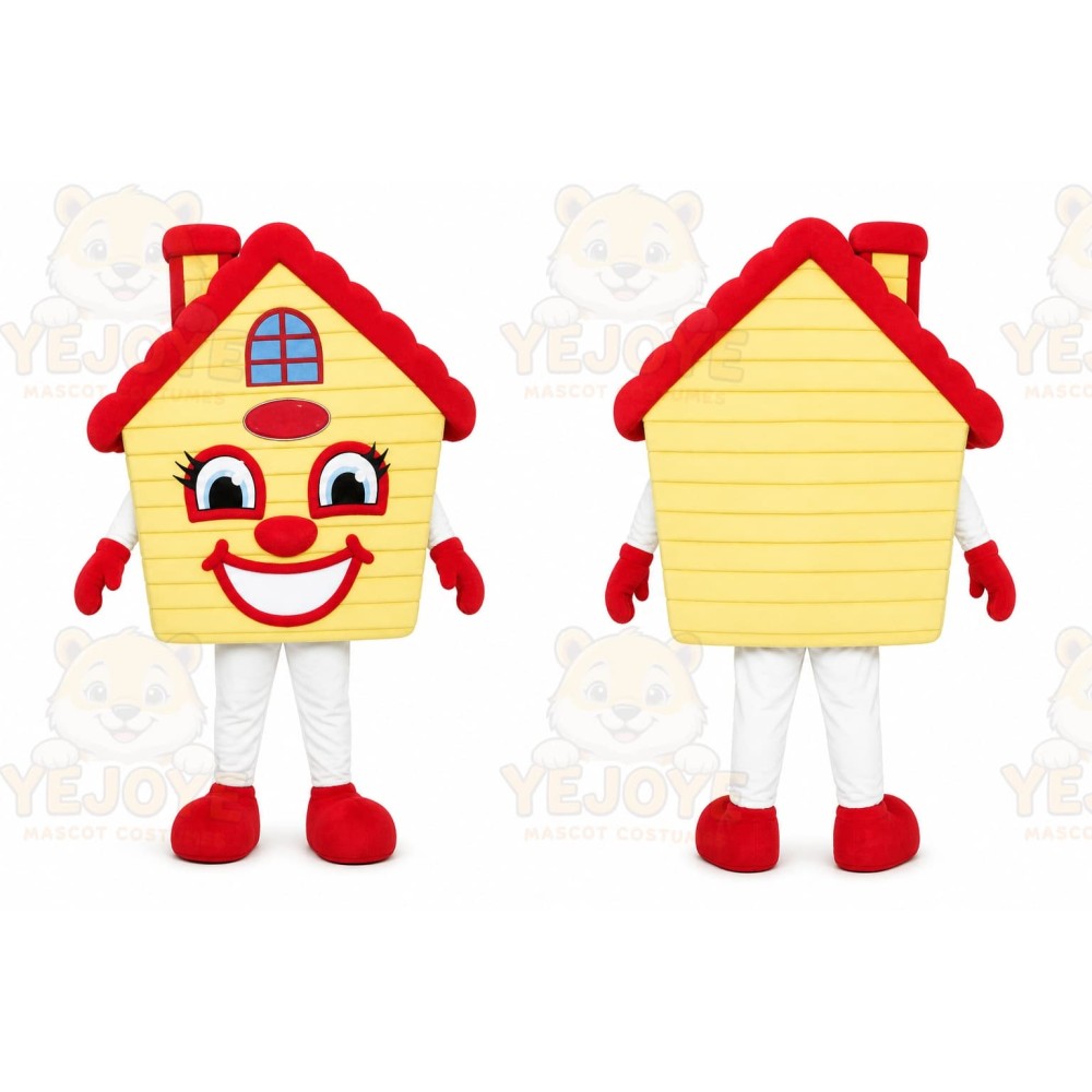 House Mascot Costume for Adults Custom Logo Party Character Suit