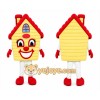 House Mascot Costume for Adults Custom Logo Party Character Suit