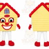 House Mascot Costume for Adults Custom Logo Party Character Suit