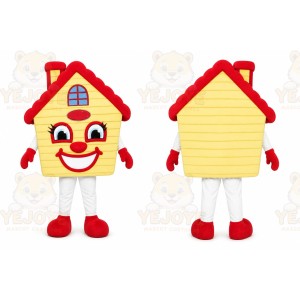 House Mascot Costume for Adults Custom Logo Party Character Suit